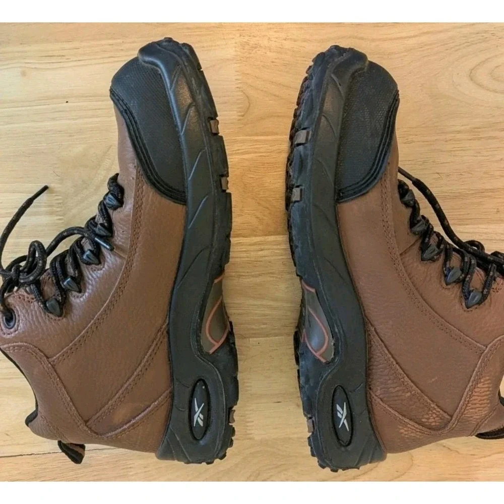 Reebok Tiahawk Mens 6 Composite Toe Work Boots Brown‎ Leather Workwear Outdoor